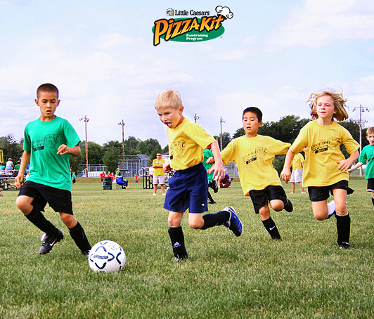 kids playing soccer